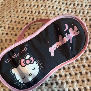Hello Kitty Black and Pink Eye Mask